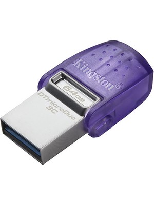 Kingston 64GB Datatraveler Microduo Typc C USB Bellek (DTDUO3CG3/64GB)