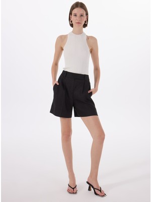 Hugo Yüksek Bel Normal Siyah Kadın Şort 50537634