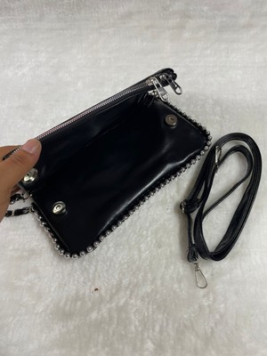 Boncuk Detaylı Bayan Omuz Çantası