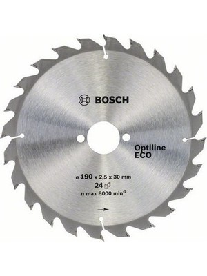 Bosch Eco Ahşap Daire Testere 190x30mm 24 Diş 2608644376