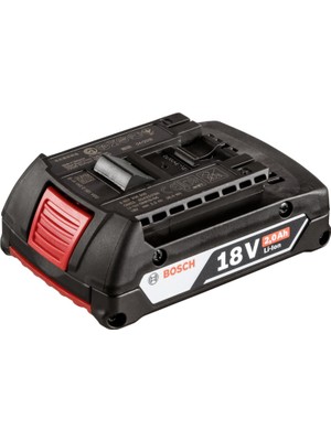 Bosch GBA 18 V M-B 18 Volt Lityum Akü 2,0 Ah Düşük Ağırlık ve Uzun Kullanım Ömrü