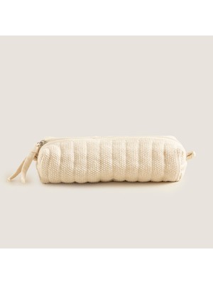 Shimma Çok Amaçlı Kumaş Çanta 22X9 cm Natural