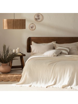 Marfa Çift Kişilik Pike 200X220 cm Natural