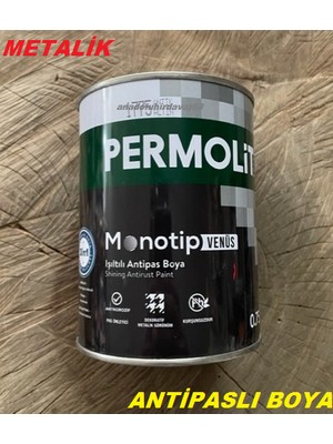 Permo Metalik Yakut Kırmızı Çelik Kapı Boyası Metal Ferforje Boyası 1kg