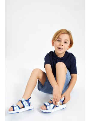 Vicco Nana Hafif Erkek Bebek Lacivert Sandalet
