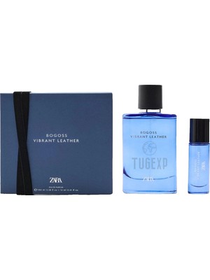 Zara Vibrant Leather Bogoss Men 100ML + 12ML Eau De Parfum
