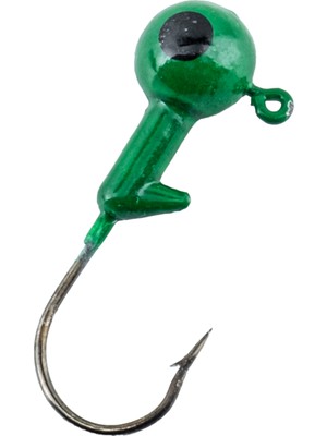 Atik Camp Jighead - Zoka - Kurşunlu Olta İğnesi - (XH-A 02) - Yeşil - 8 Gr