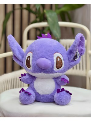 Elifeshop Ithal Kumaş Xl Büyük Boy 55 Cm. Lilo & Stitch Stiç Anime Figür Peluş Oyuncak Uyku & Oyun Arkadaşı