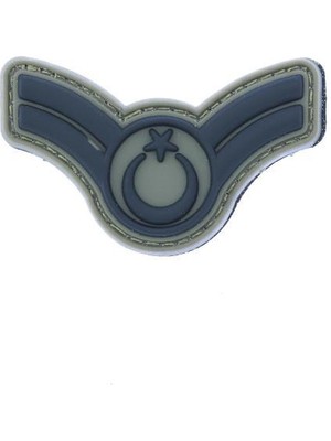 Single Sword Plastik Patch (Peç) Astsubay Rütbe - Renk: Haki | Rütbe: ASB.ÜÇVŞ