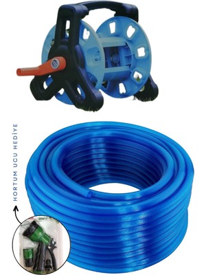 Taflan TF6230 Hortum Makarası, Silikonlu Hortum 1/2" 10 mt ve 8 Fonk. Uç