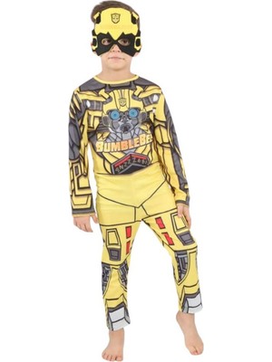 Bumblebee Kassız Çocuk Kostümü