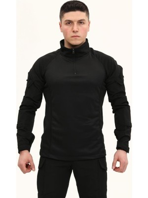 Single Sword Erkek&kadın Taktik Kombat T-Shirt Renk: Siyah Beden: S Koleksiyonu