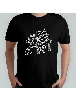 Pixxa Florence And The Machine Unisex %100 Pamuklu Bisiklet Yaka T-Shirt Model 1