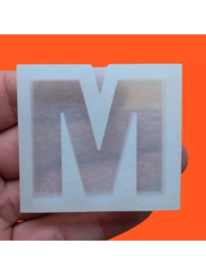 ElHobi Tekli Harf Epoksi Reçine Kalıbı - M