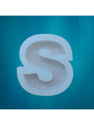 ElHobi Tekli Harf Epoksi Reçine Kalıbı - S