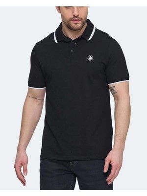 Lumberjack MB BTS203 Fx Polo Yaka 2 Dugme Gogus Arma Nakıs Tshırt