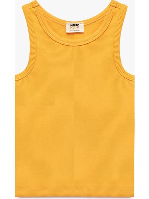 Koton Pamuklu Bisiklet Yaka Kolsuz Kaşkorse Basic Atlet