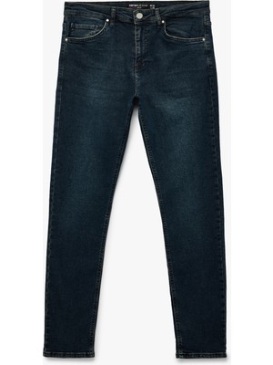 Koton Normal Bel Pamuklu Slim Fit Jean Pantolon - Brad Jean