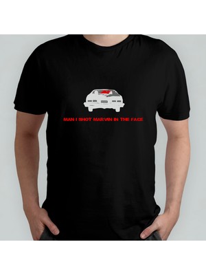 Pixxa Pulp Fiction - Tarantino Unisex %100 Pamuklu Bisiklet Yaka T-Shirt Model 1