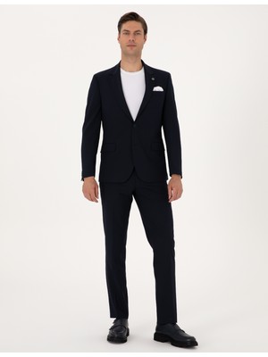 Pierre Cardin Erkek Lacivert Slim Fit Takım Elbise 50317643-VR033