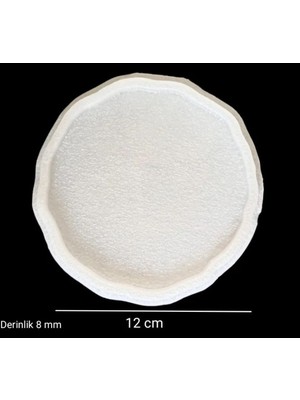 ElHobi 12cm - Kavisli Yuvarlak Bardak Altı Kalıbı