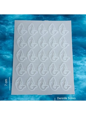 ElHobi Deniz Kızı Modeli - Magnet Epoksi Beton Silikon Kalıp ( 25'li )