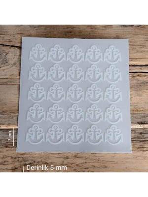 ElHobi Çapa Modeli - Magnet Epoksi Beton Silikon Kalıp ( 25'li )