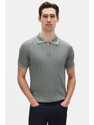 Ds Damat Regular Fit Koyu Yosun T-Shirt