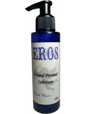 Eros Peach Flavor Natural Personal Lubricant 375 ml x 3 Adet
