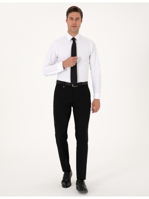 Pierre Cardin Erkek Siyah Slim Fit Kumaş Pantolon 50317644-VR046