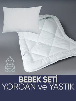 Piyes Home Bebek Yorgan ve Yastık Set