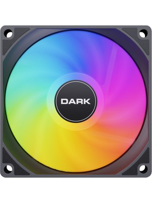 Dark 12cm Sessiz Kasa Fanı 1200RPM 36CFM FRGB Aydınlatma Özelliği ile Etkili Soğutma (DKCF126F)