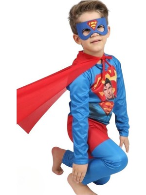 Süperman Kassız Çocuk Kostümü