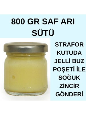Apimed Arı Sütü 800 gr – Toplu Alım ve Avantajlı Paket, Strafor Kutuda Soğuk Zincir + Tahta Kaşık Hediyel