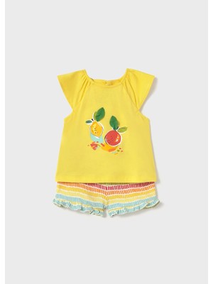 Mayoral Kız Bebek Şort Takım 1233M