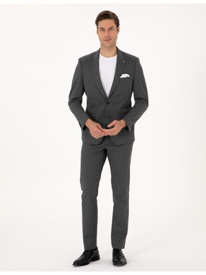 Pierre Cardin Erkek Füme Slim Fit Takım Elbise 50311502-VR058