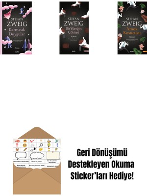 Karmaşık Duygular + Bir Yüreğin Çöküşü + Amok Koşucusu + Okuma Sticker'ları