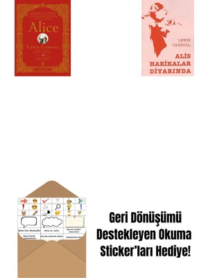 Alice (Ciltli) + Alis Harikalar Diyarında + Okuma Sticker'ları