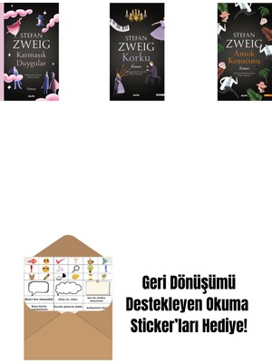 Karmaşık Duygular + Korku + Amok Koşucusu + Okuma Sticker'ları