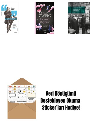 Montaigne + Karmaşık Duygular + Masalımsı Bir Gece + Okuma Sticker'ları