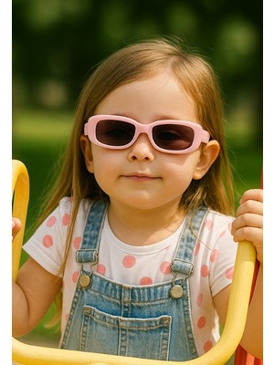 Kids Güneş Gözlüğü Pembe Cool Çerçeve Uv 400 Korumalı Ce Belgeli Çocuk Güneş Gözlüğü