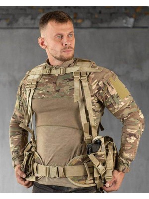 Işik Ticaret Single Sword Çeçen Yeleği – Arkası Çantalı & Ilk Yardım Çantalı Hücum Yeleği