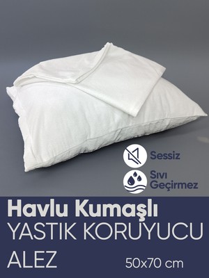 Piyes Home 2 'li Sıvı Geçirmez Fermuarlı Havlu Yastık Alezi 50 X 70