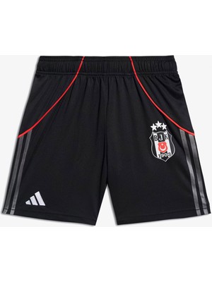 adidas Beşiktaş JK 25/26 Çocuk Siyah Alternatif Futbol Şortu.-