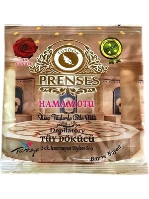 Prenses Tüy Dökücü 3 Adet Hamam Otu ile Kısa Tüylerde Etkili Bay ve Bayan Kullanıcılar İçin