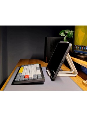 Dekoratif Tablet Standı, Modern Tablet Standı, 3 Farklı Kullanım Şekli Tablet Tutucu, Masaüstü Stand