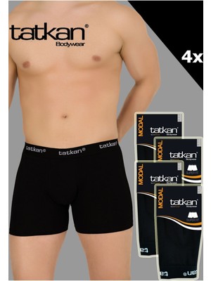 Tatkan 4'lü Erkek Penye Modal Boxershort