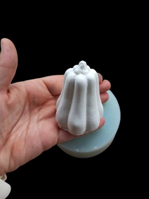 ElHobi Mini Uzun Kabak Figür Epoksi, Mum ve Beton Silikon Kalıp - 7cm