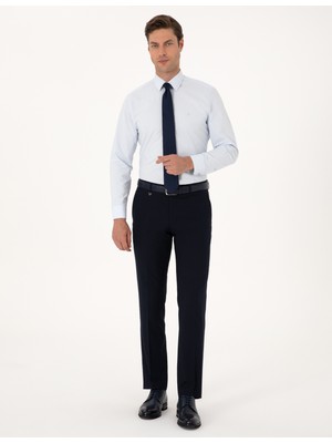 Pierre Cardin Erkek Lacivert Slim Fit Kumaş Pantolon 50317644-VR033