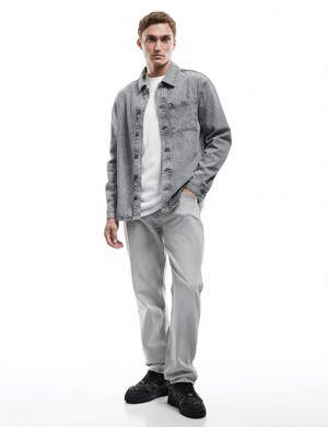 Koton Pamuklu Normal Bel Vintage Straight Fit Jean Pantolon